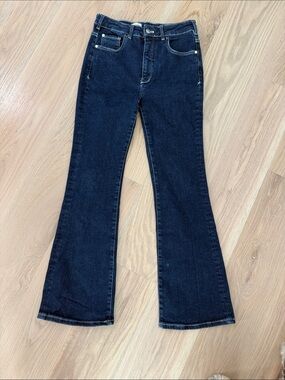 PILCRO Dark Indigo Flared Jeans